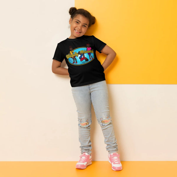 All-Over Print Kids Crew Neck T-Shirt