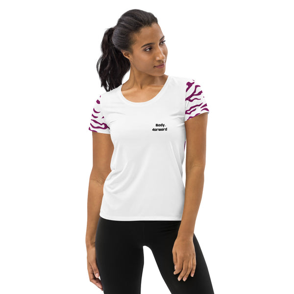 All-Over Print Women's Athletic T-Shirt