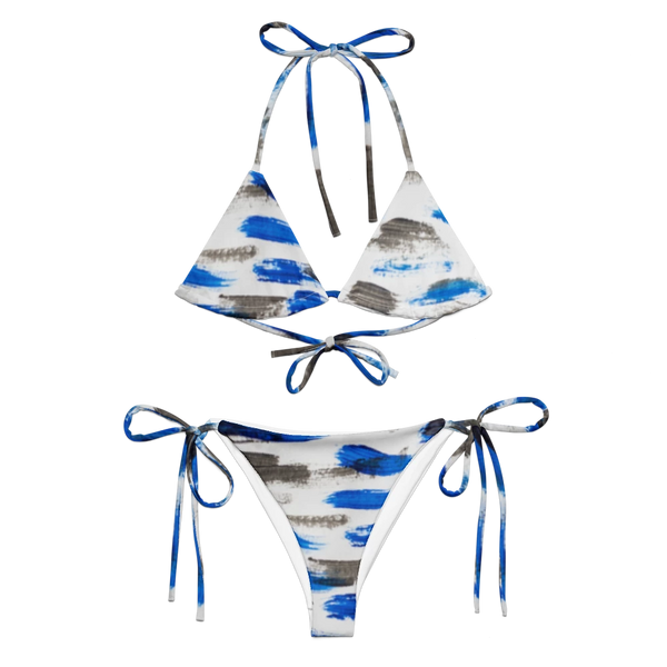 All-Over Print Recycled String Bikini