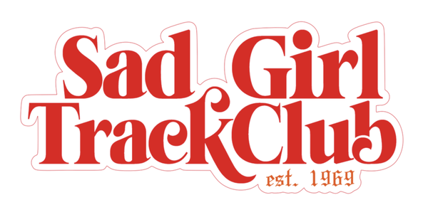 Sad Girl Sticker (Red)