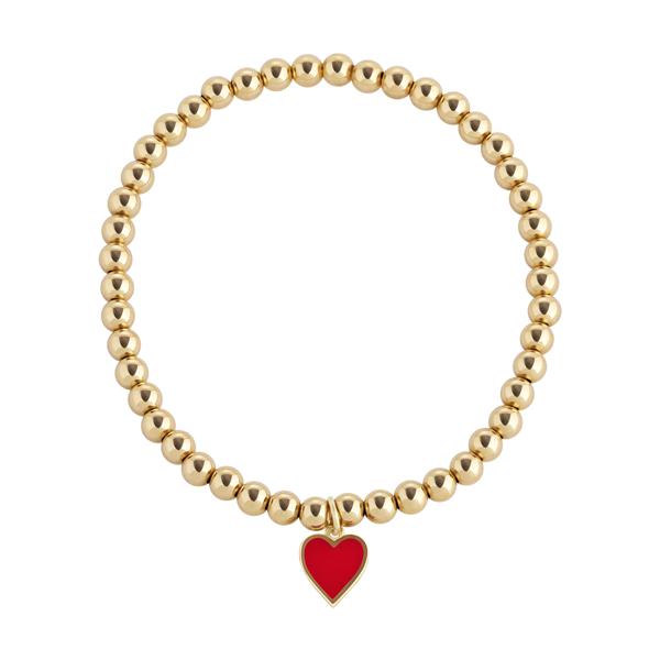 Nothing But Love Gold-Filled Beaded Bracelet