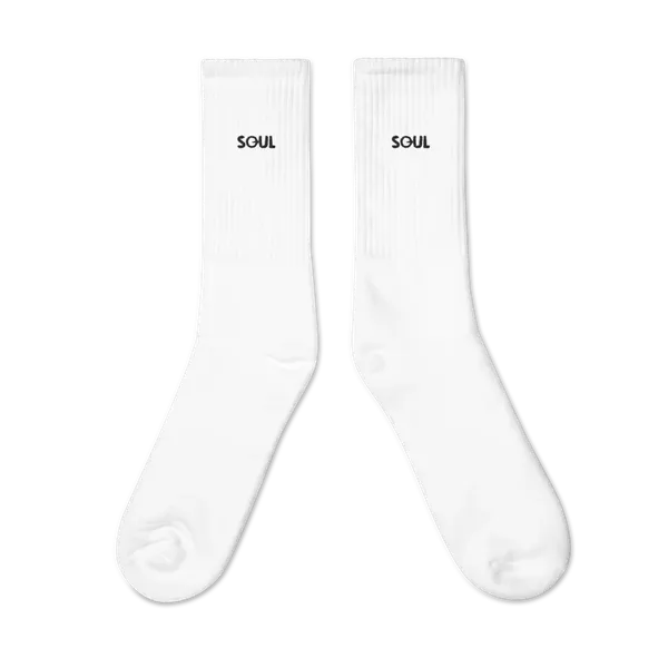 SOUL SOCKS —Embroidered Crew