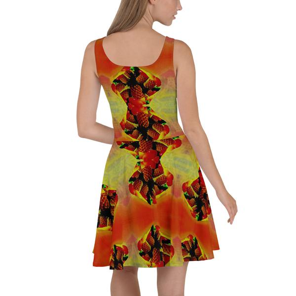 All-Over Print Skater Dress