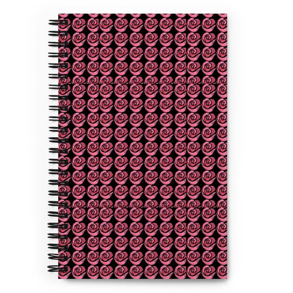 Spiral Notebook- dark flower