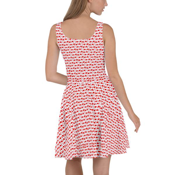 Janet Audrey Wilson Designs All-Over Print Skater Dress