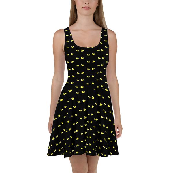 All-Over Print Skater Dress