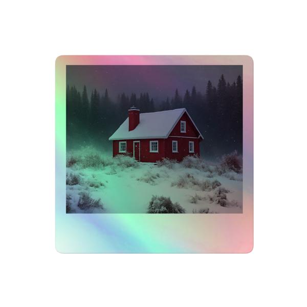 Sticker- Cabin in Winter