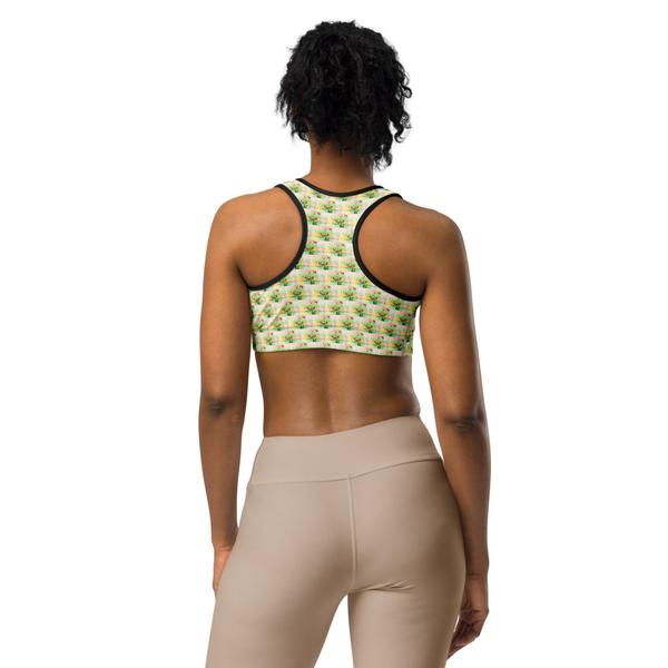 Trendy 2, All-Over Print Sports Bra