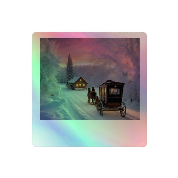 Sticker- Winter Carriage Ride