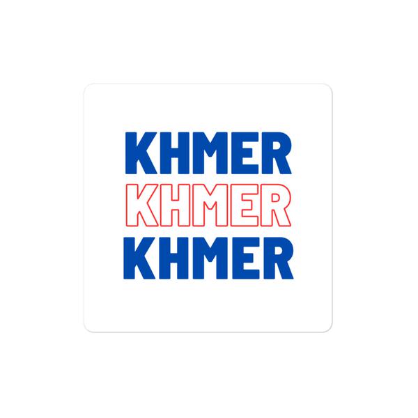 KHMER Bubble-free stickers