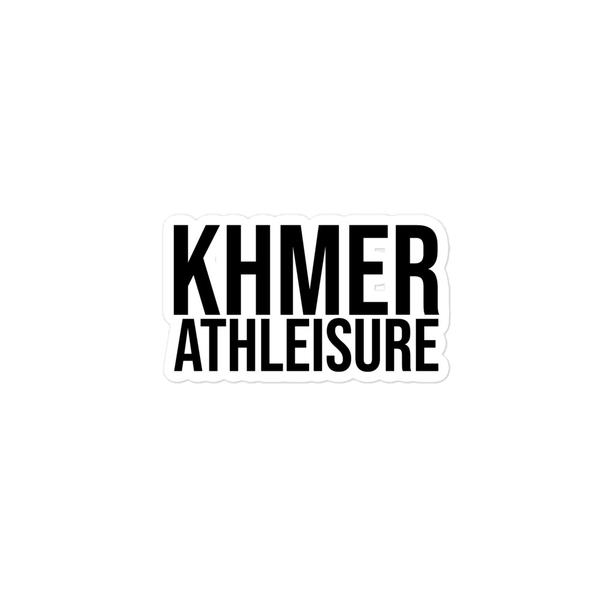 KhmerAthleisure Logo Bubble-free stickers