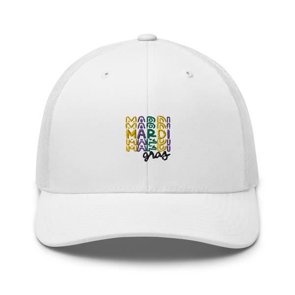 Mardi Gras Trucker Cap