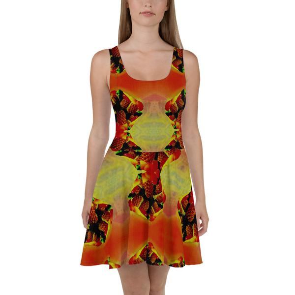 All-Over Print Skater Dress