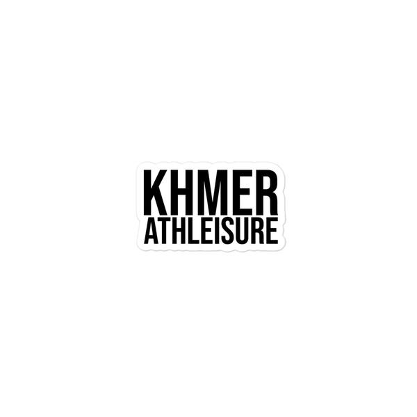 KhmerAthleisure Logo Bubble-free stickers