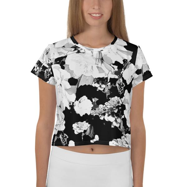 All-Over Print Crop Tee