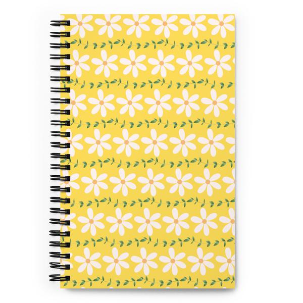 Spiral Notebook-daisy mellow