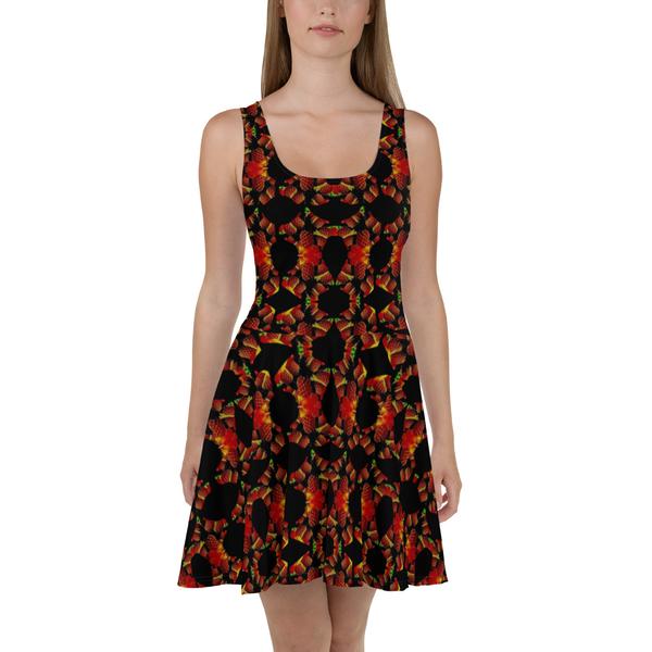 All-Over Print Skater Dress