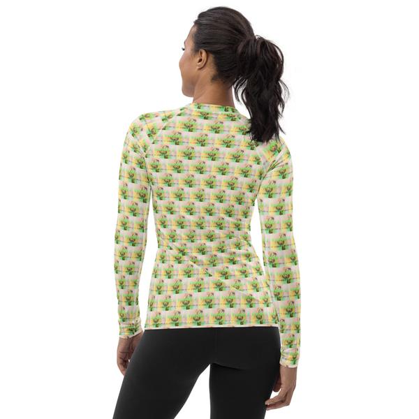 Trendy 2, All-Over Print Women's Rash Guard