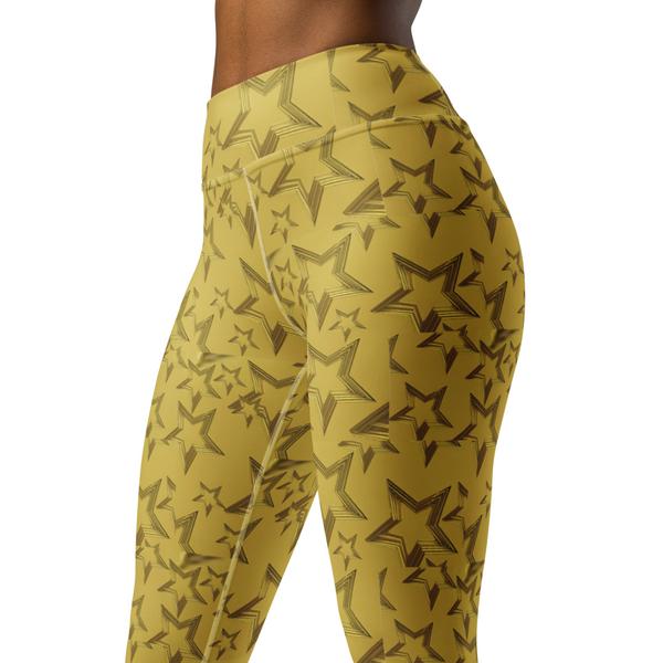 Enhance, by Janet Audrey Wilson, All-Over Print Yoga Leggings