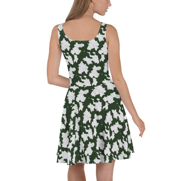 Janet Audrey Wilson Designs All-Over Print Skater Dress