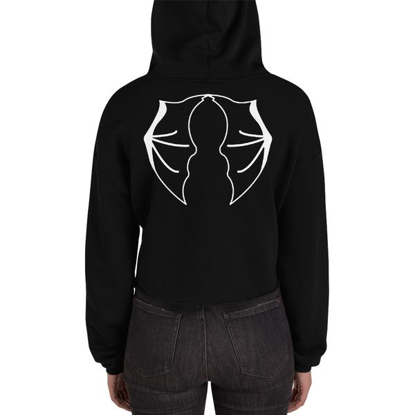 -Bat-Women's Cropped Hoodie