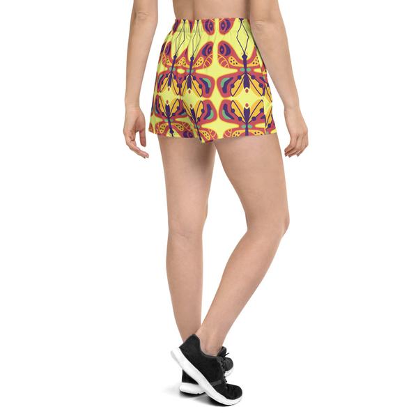 Janet Audrey Wilson Designs All-Over Print Women’s Recycled Shorts