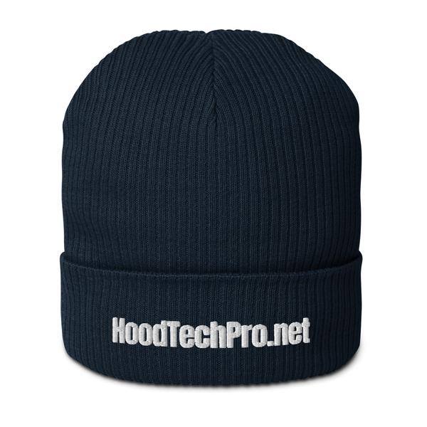 "HoodTechPro.net" Ribbed Beanie