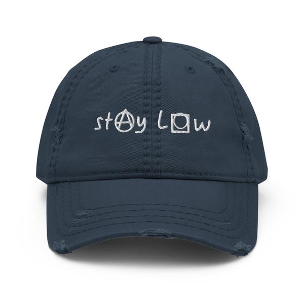 Distressed Stay Low Hat