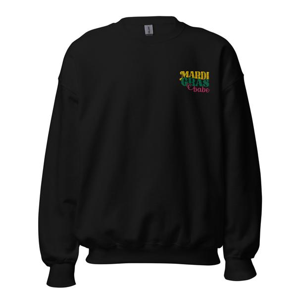 Mardi Gras Babe Unisex Sweatshirt