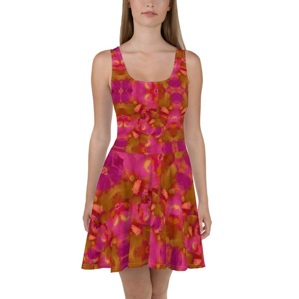 All-Over Print Skater Dress