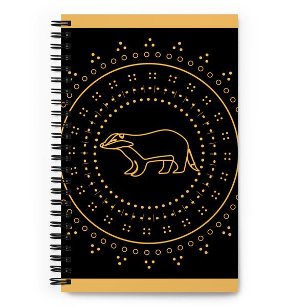 Spiral Notebook-Badger