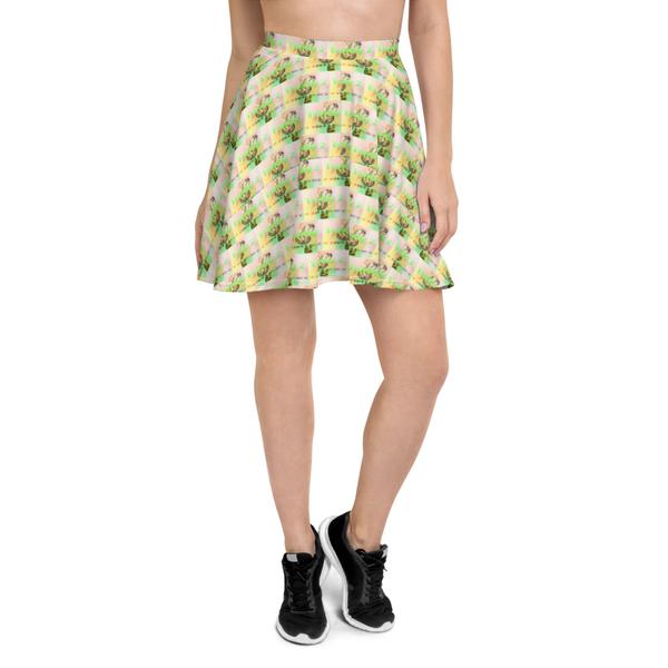 Trendy 2, All-Over Print Skater Skirt