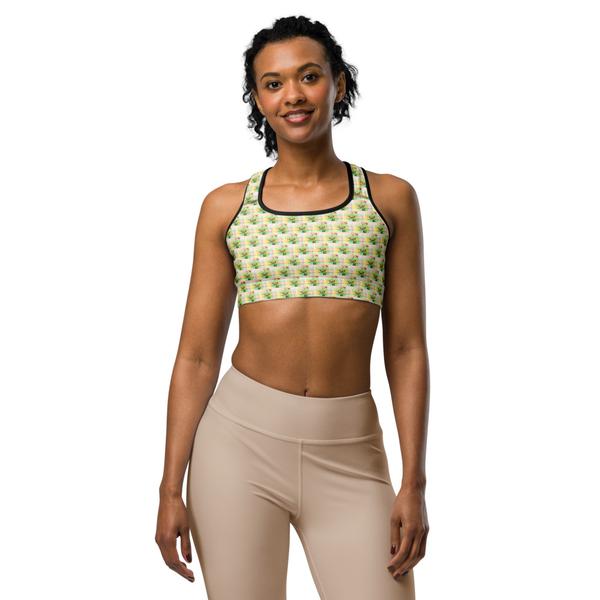 Trendy 2, All-Over Print Sports Bra