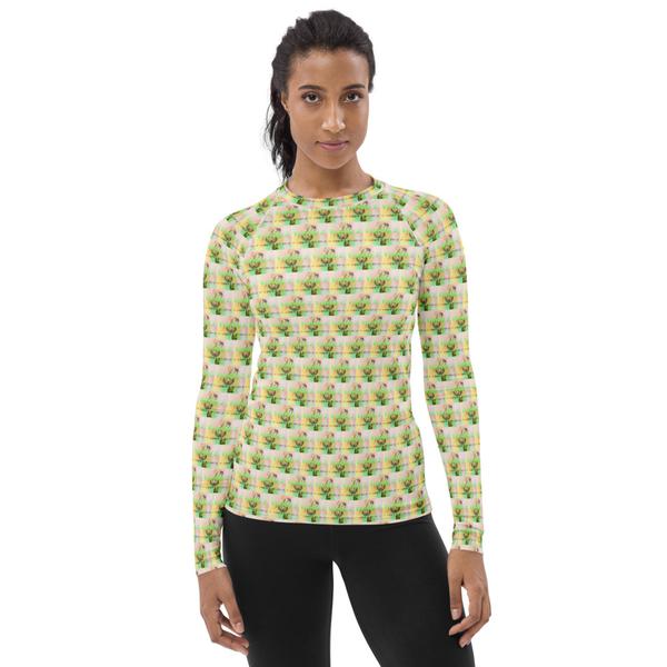 Trendy 2, All-Over Print Women's Rash Guard