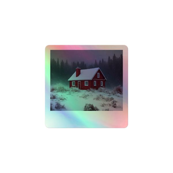 Sticker- Cabin in Winter