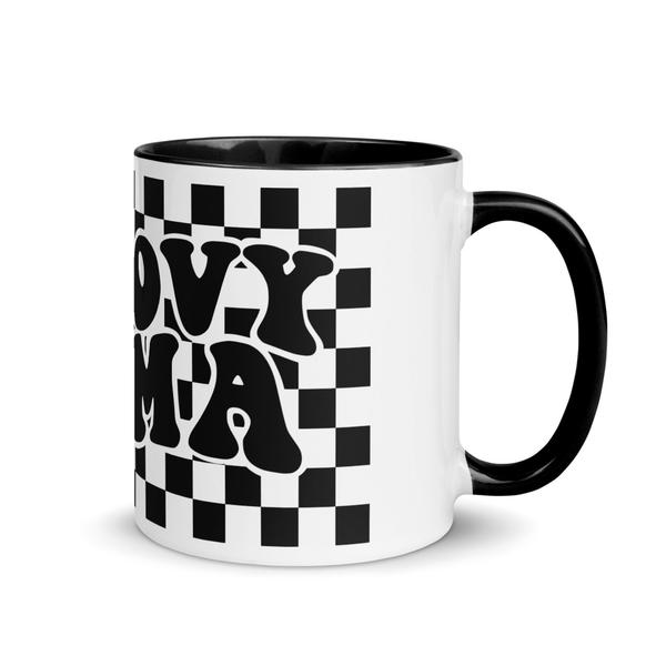 Groovy Mama Mug with Color Inside