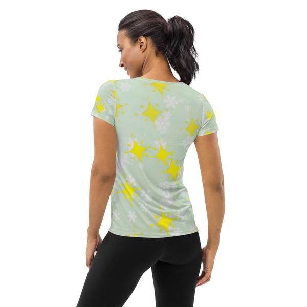 All-Over Print Women's Athletic T-Shirt