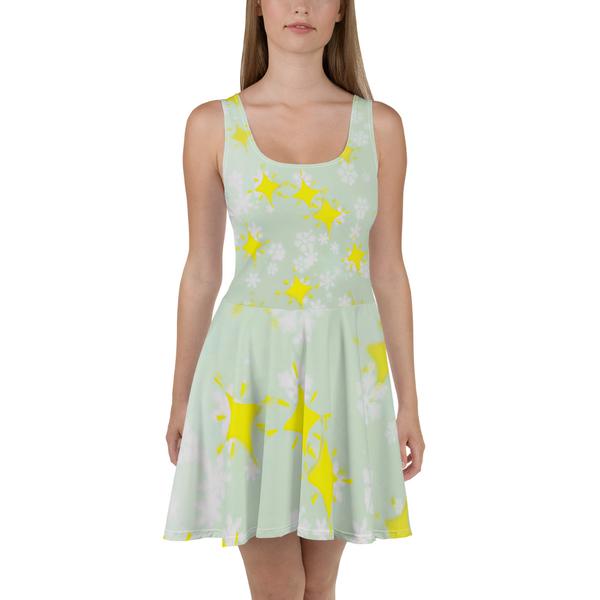 All-Over Print Skater Dress