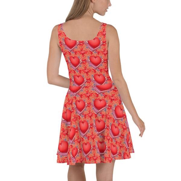 All-Over Print Skater Dress