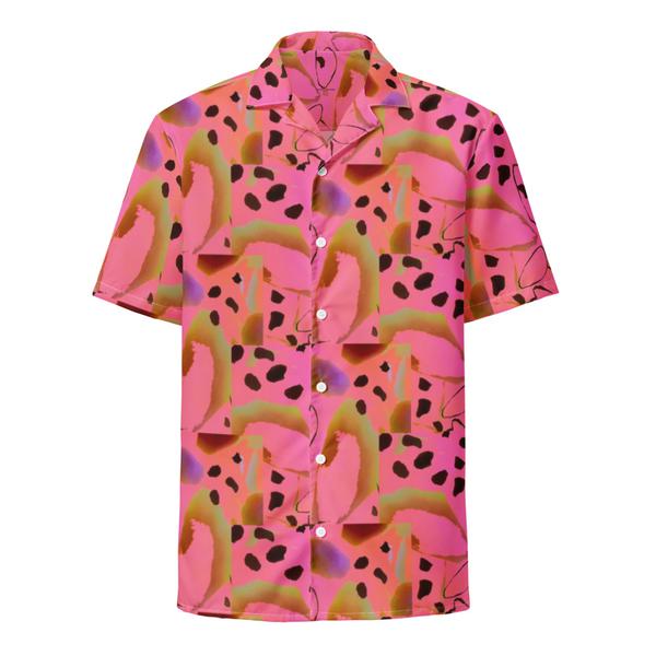 Janet Audrey Wilson Designs All-Over Print Unisex Button Shirt