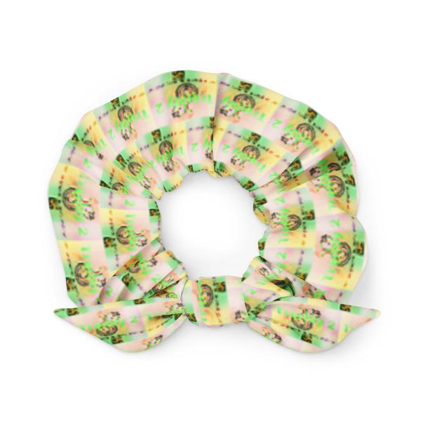 Trendy 2, All-Over Print Recycled Scrunchie