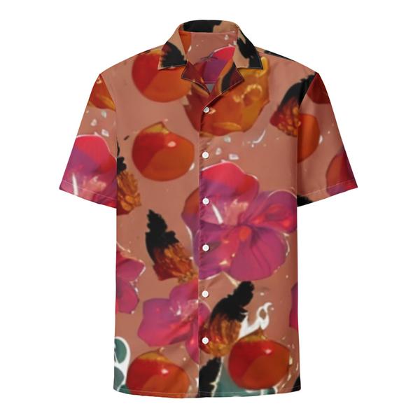 Janet Audrey Wilson Design  All-Over Print Unisex Button Shirt