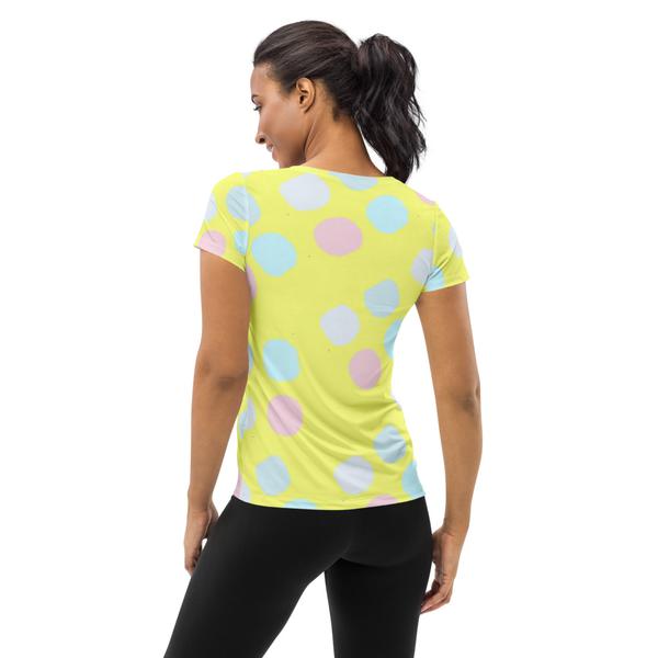 Janet Audrey Wilson Designs All-Over Print Women's Athletic T-Shirt