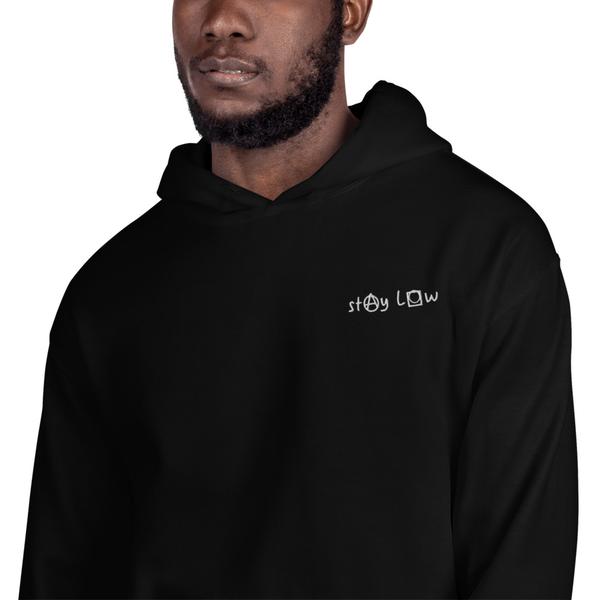 Stay Low Hoodie (White Letters)