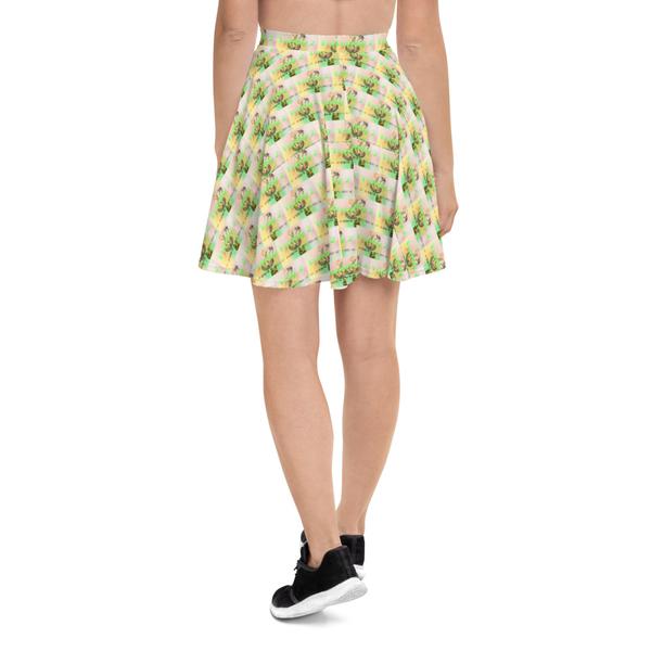 Trendy 2, All-Over Print Skater Skirt