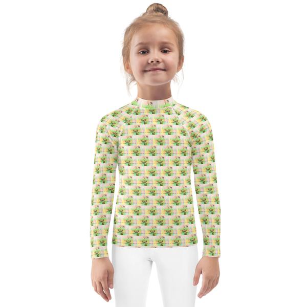 Trendy 2, All-Over Print Kids Rash Guard