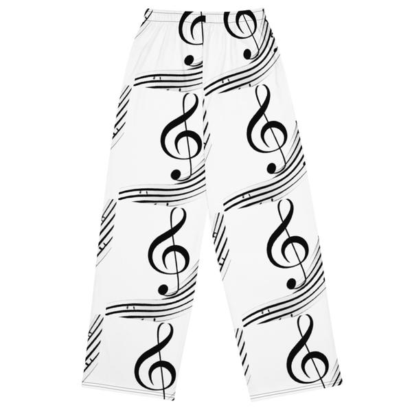 Lullaby all-over print unisex wide-leg pajama pants