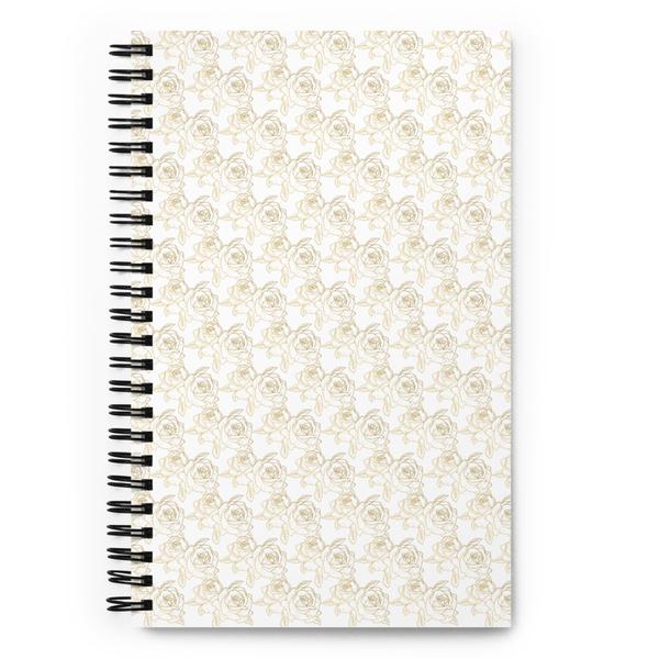 Spiral Notebook-flowers-light