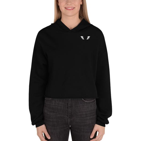 -Bat-Women's Cropped Hoodie