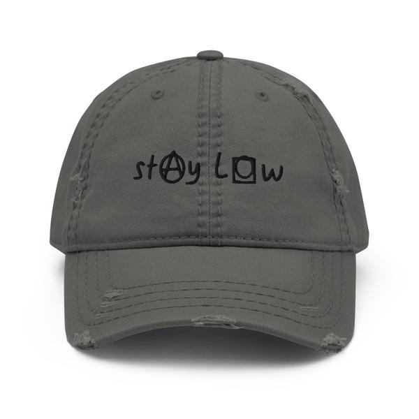 Distressed Stay Low Hat